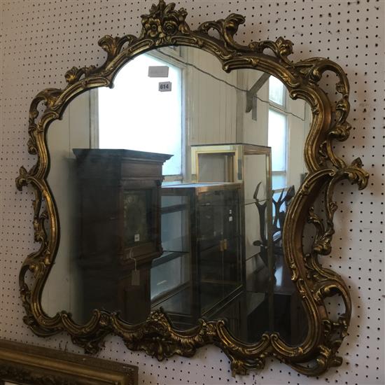 Gilt wall mirror